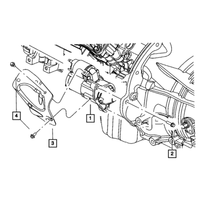 New Genuine Mopar Starter Engine 2005-2009 OE 56044735AC