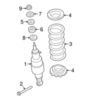 New Genuine Nissan Armada Rear Shock Absorber Bushing OE 562171LA0B