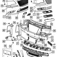 New Genuine Mopar Bracket Fascia Support OE 57010745AF