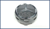 Genuine Mercedes-Benz Wheel Center Cap Hub 75mm Chrome Silver Grey (2010-2022)
