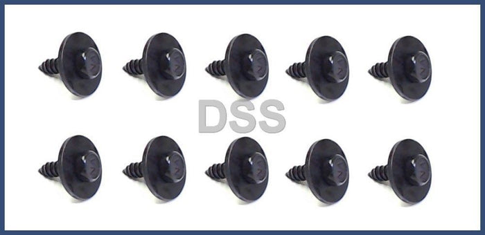 Genuine BMW Hex Head Screw Fender Liner Air Duct Splash Shield Trim Set (x10) OE
