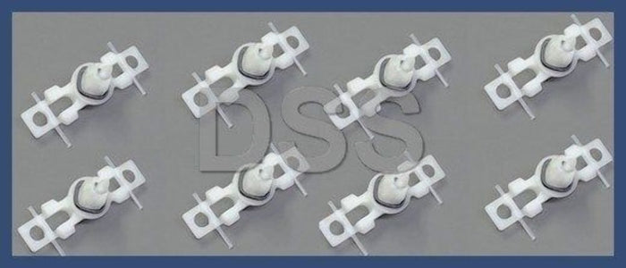 Genuine BMW E46 323i 325i 325Xi Wagon 328i 330i Set of 8 Clamps for Roof Ledge M