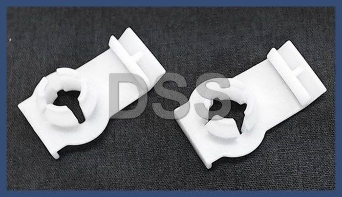 Genuine BMW e53 Window Regulator Clip Rear Door Set of 2 OEM 51357011680