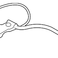 New Genuine BMW Battery Cable Negative Ibs (2011-2011) OE 61127618679