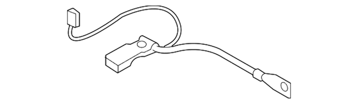 New Genuine BMW Battery Cable Negative Ibs (2011-2011) OE 61127618679