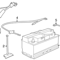 New Genuine BMW Battery Hold Down (1984-2015) OE 61217631587