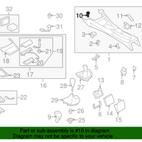 New Genuine BMW Fillister Head Screw With Co (2008-2013) OE 61317682091