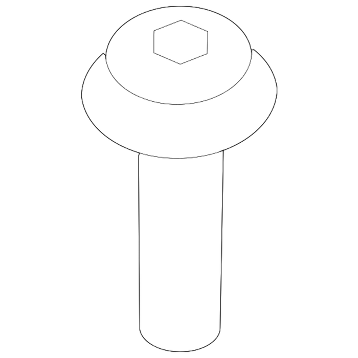 New Genuine BMW Fillister Head Screw With Co (2008-2013) OE 61317682091