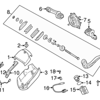New Genuine BMW Steering Column Switch Unit (1999-2010) OE 61318379091
