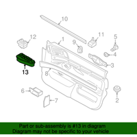 New Genuine BMW Switch Unit Driver S Door (1996-2003) OE 61319362763