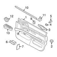 New Genuine BMW Switch Unit Driver S Door (1996-2003) OE 61319362763