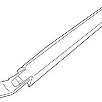 New Genuine BMW Rear Window Wiper Arm (2016-2023) OE 61627356224