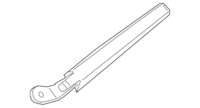 New Genuine BMW Rear Window Wiper Arm (2016-2023) OE 61627356224