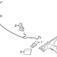 New Genuine BMW Spray Nozzle Right (2014-2019) OE 61677292658