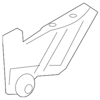 New Genuine Nissan Bracket-Front Bumper Upper,Lh 62225ZQ00A / 62225-ZQ00A OEM