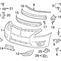 New Genuine Nissan Bracket - Front Bumper Side, Rh 622263TA0A / 62226-3TA0A OEM
