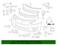 New Genuine Nissan Bracket - Front Bumper Side, Rh 622263TA0A / 62226-3TA0A OEM