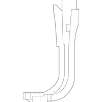 New Genuine Nissan Retainer-Front Bumper Lower 622423LM0B / 62242-3LM0B OEM