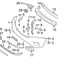 New Genuine Nissan Pathfinder Front Bumper Finisher Left (2016-2021) OE 622579PF0B