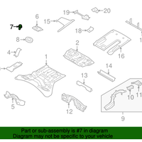 New Genuine Nissan Clip 623184M400 / 62318-4M400 OEM