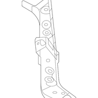 New Genuine Nissan Support-Radiator Core Upper,Rh OE 625124CB0B