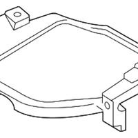 New Genuine BMW Bracket Headlight Right (2004-2010) OE 63126936090