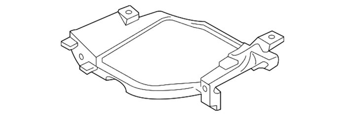 New Genuine BMW Bracket Headlight Right (2004-2010) OE 63126936090
