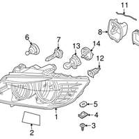 New Genuine BMW Support (2009-2012) OE 63127246480
