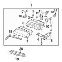 New Genuine BMW Expanding Nut (1997-2023) OE 63128374670