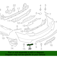 New Genuine BMW Reflector Rear Right (2011-2016) OE 63147842956