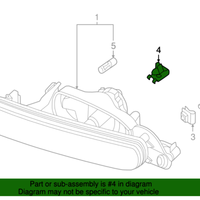 New Genuine BMW Fog Lamp Clamp (1999-2001) OE 63178380056