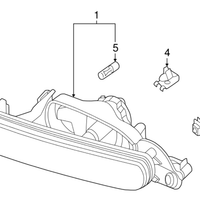 New Genuine BMW Fog Lamp Clamp (1999-2001) OE 63178380056