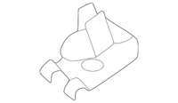 New Genuine BMW Fog Lamp Clamp (1999-2001) OE 63178380056