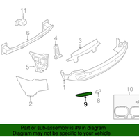 New Genuine BMW Reflector Right 631410 OE 63217158950