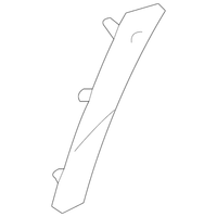 New Genuine BMW Side Marker Reflector Left (2007-2010) OE 63217162547