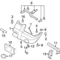 New Genuine Nissan Clip 6384840Y00 / 63848-40Y00 OEM