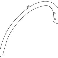Genuine Nissan Extension-Rear Floor Front OE 638609TA1A