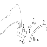 Genuine Nissan Extension-Rear Floor Front OE 638609TA1A