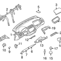 New Genuine BMW Spring Nut (1999-2008) OE 64111364257