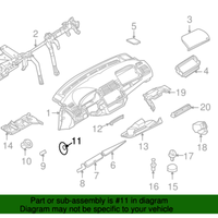 New Genuine BMW Spring Nut (1999-2008) OE 64111364257