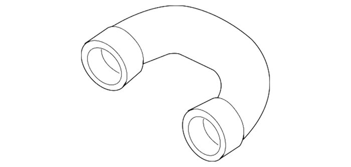 New Genuine BMW Coolant Hose Supply 2.2 (2007-2019) OE 64216955922