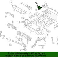 New Genuine Infiniti Bracket Assy-Canister 64824CD000 OEM