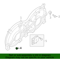 New Genuine Nissan Bush-Rubber 648353JA1A / 64835-3JA1A OEM
