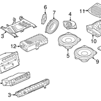 New Genuine BMW Amplifier Hifi System (2014-2015) OE 65126841966