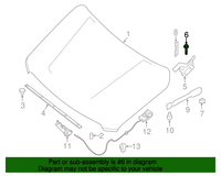 New Genuine Nissan Bolt Hood/Lk 65698EQ30A / 65698-EQ30A OEM
