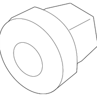 New Genuine Nissan Hood Prop Rod Grommet Support (2009-2026) OE 65773AX000