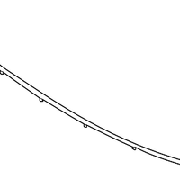Genuine Nissan OE Seal-Hood 66830-6RR0A