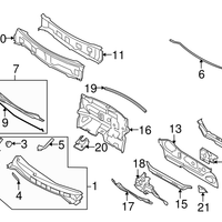 Genuine Nissan Rh Cover-Front Fender OEM 66894EL000