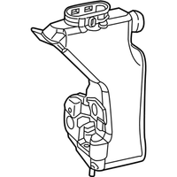 New Genuine Mercedes-Benz Windshield Washer Reservoir (2015-2026) OE 2058690020