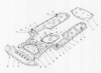 Genuine Maserati Special Nut (x1) OE 675000324